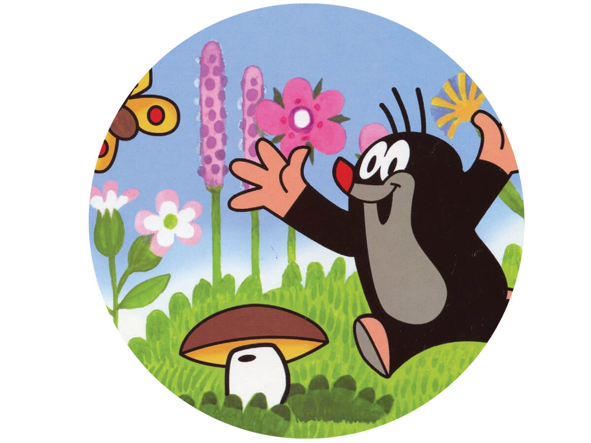 Dekoracyjny opłatek tortowy Krecik - 20 cm