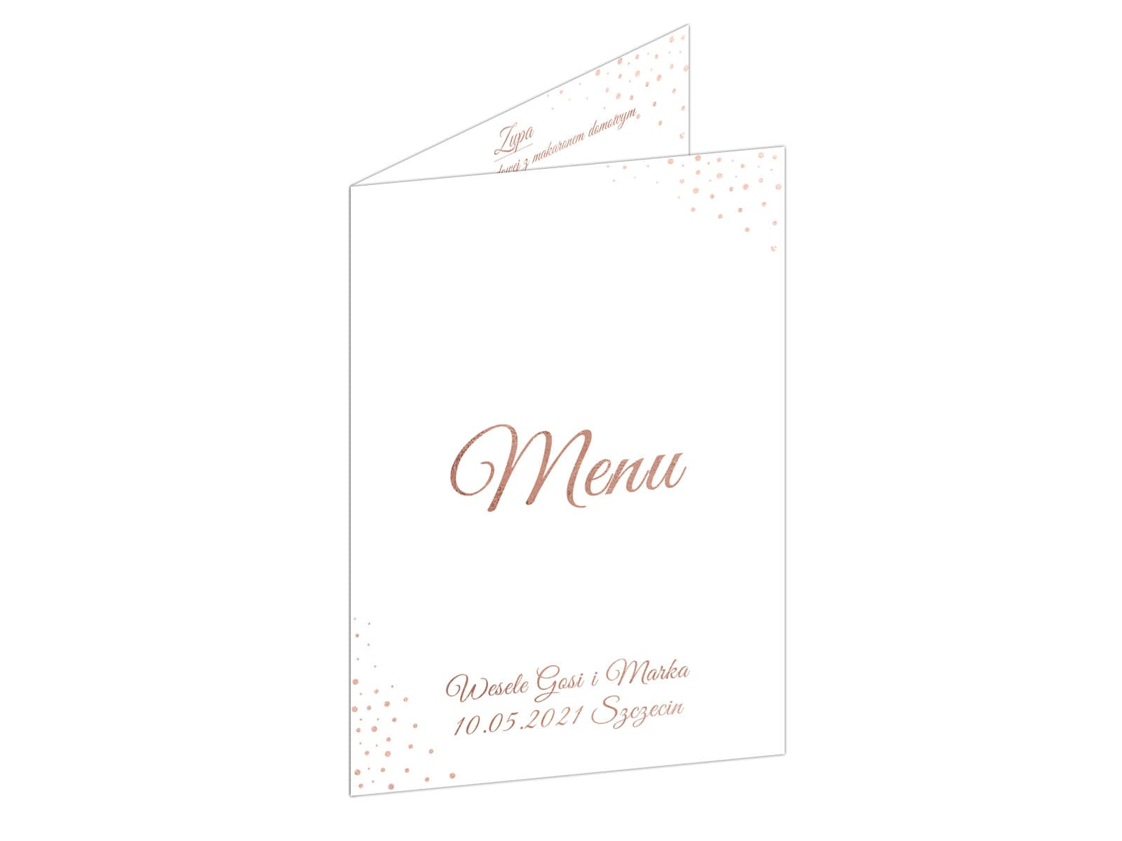 Weselne menu - 4 szt.