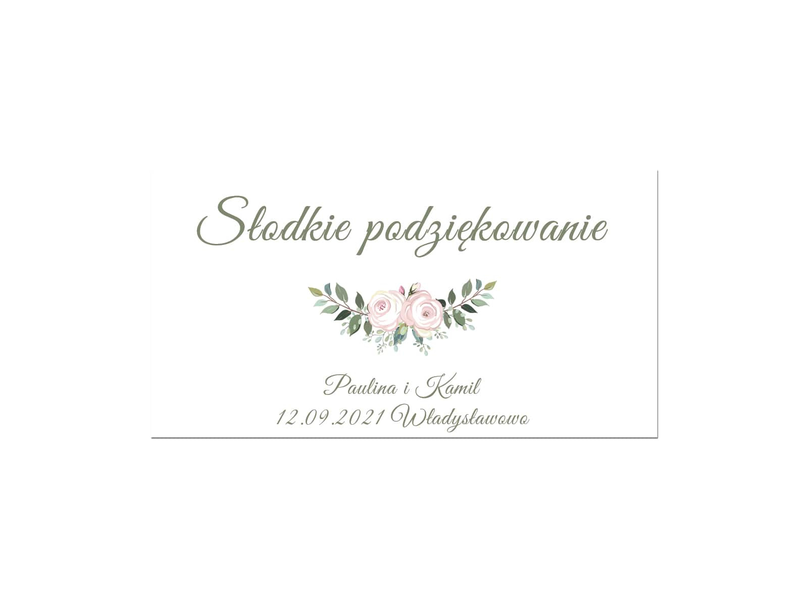 Naklejki personalizowane na pudełka na ciasto - 30 szt.