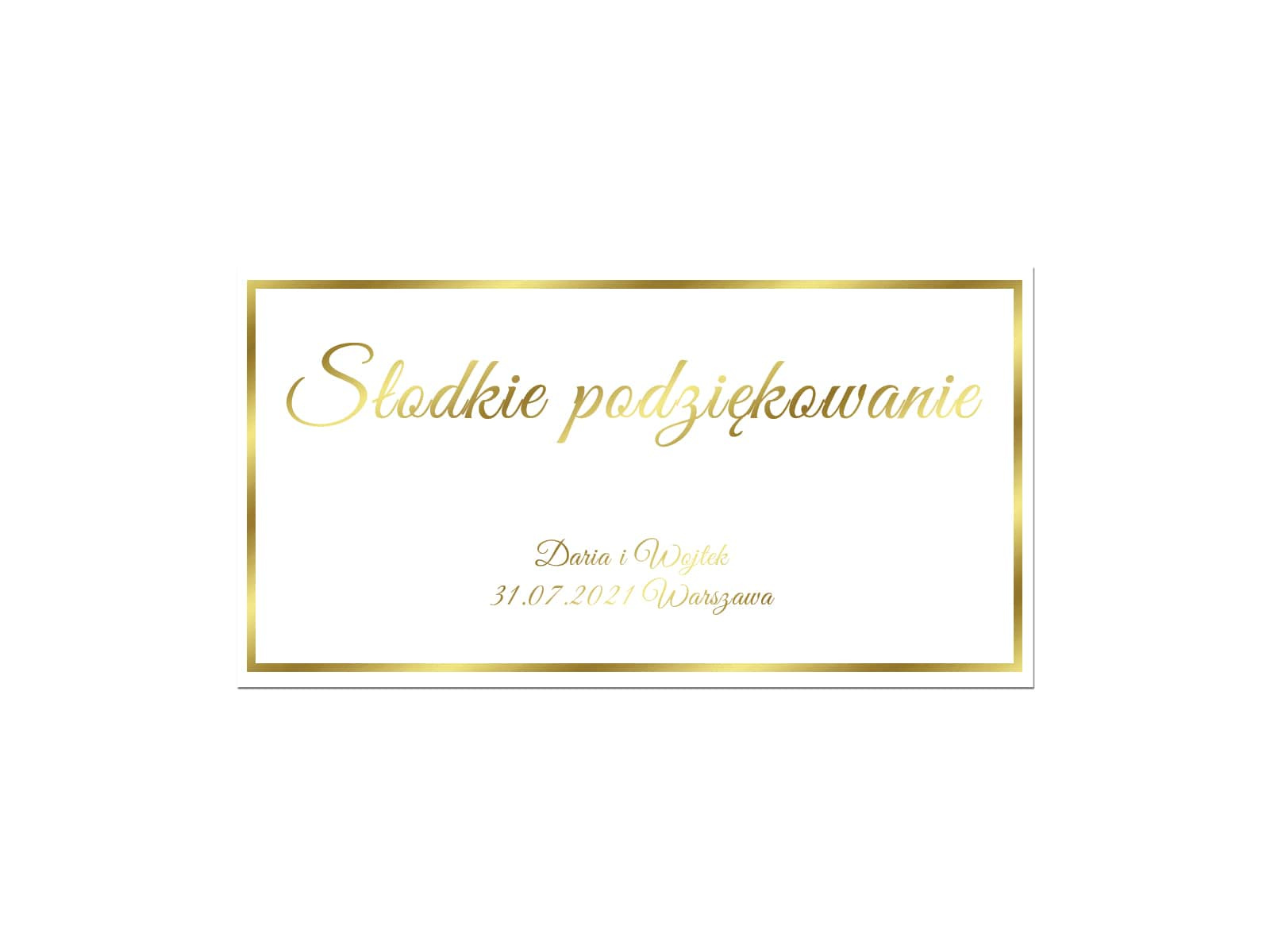 Naklejki personalizowane na pudełka na ciasto - 30 szt.