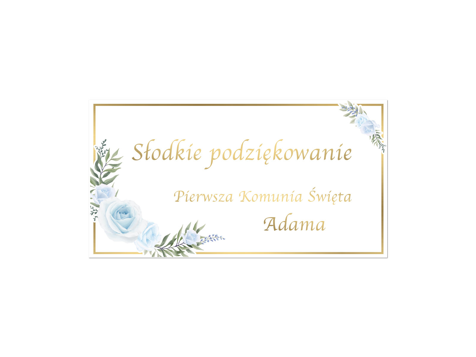 Naklejki personalizowane na pudełka na ciasto - 30 szt.