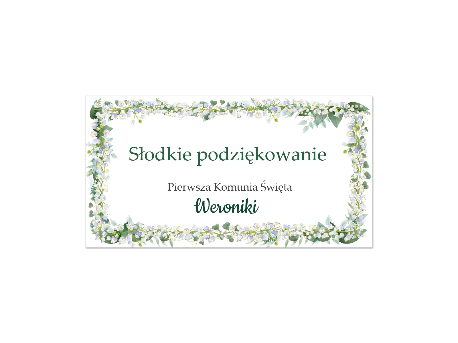 Naklejki personalizowane na pudełka na ciasto - 30 szt.