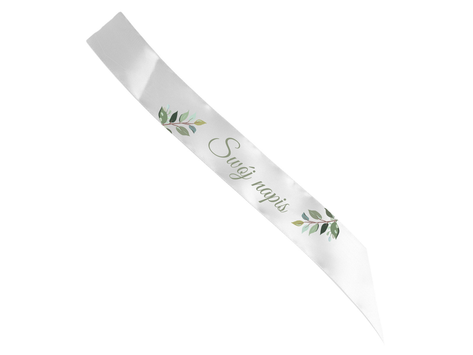 Szarfa personalizowana na wieczór panieński z napisem - 140 cm - 1 szt.