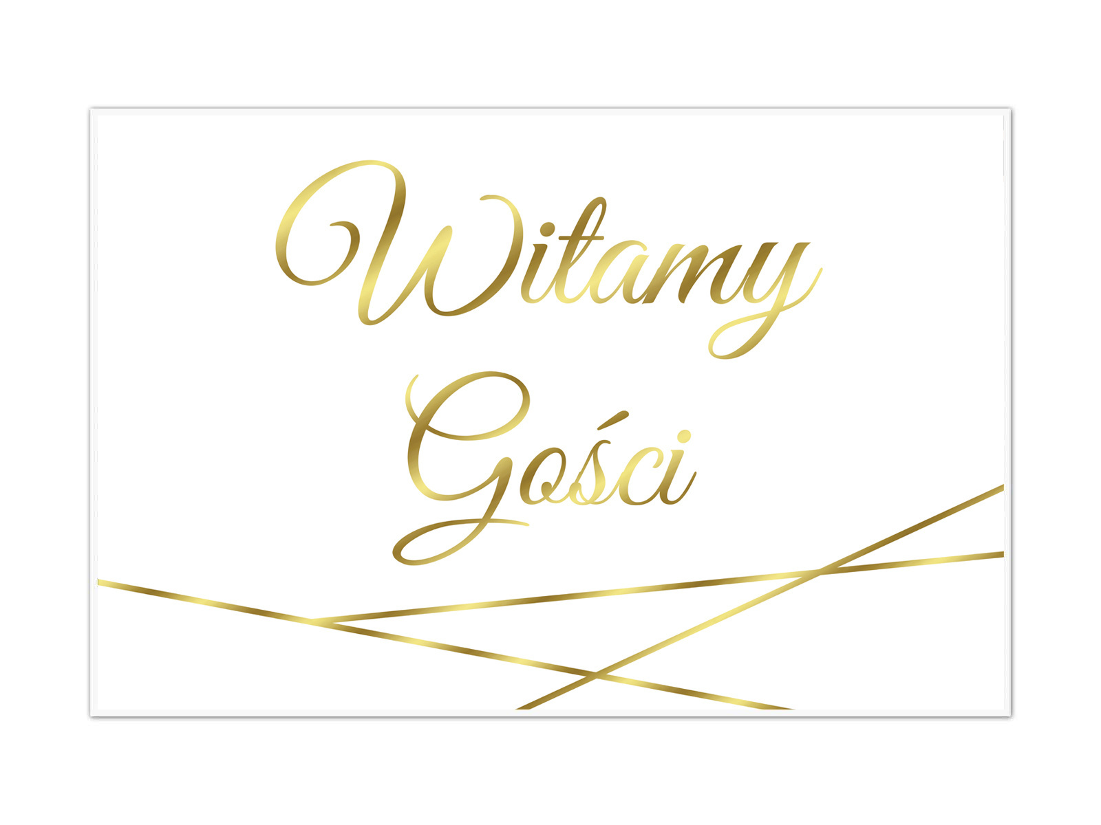 Plakat Weselny - 90x60 cm