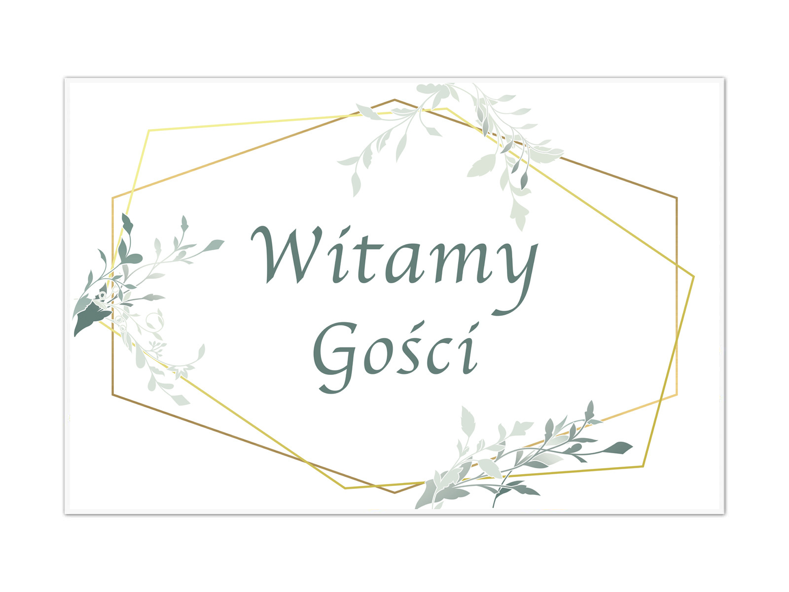 Plakat Weselny - 90x60 cm