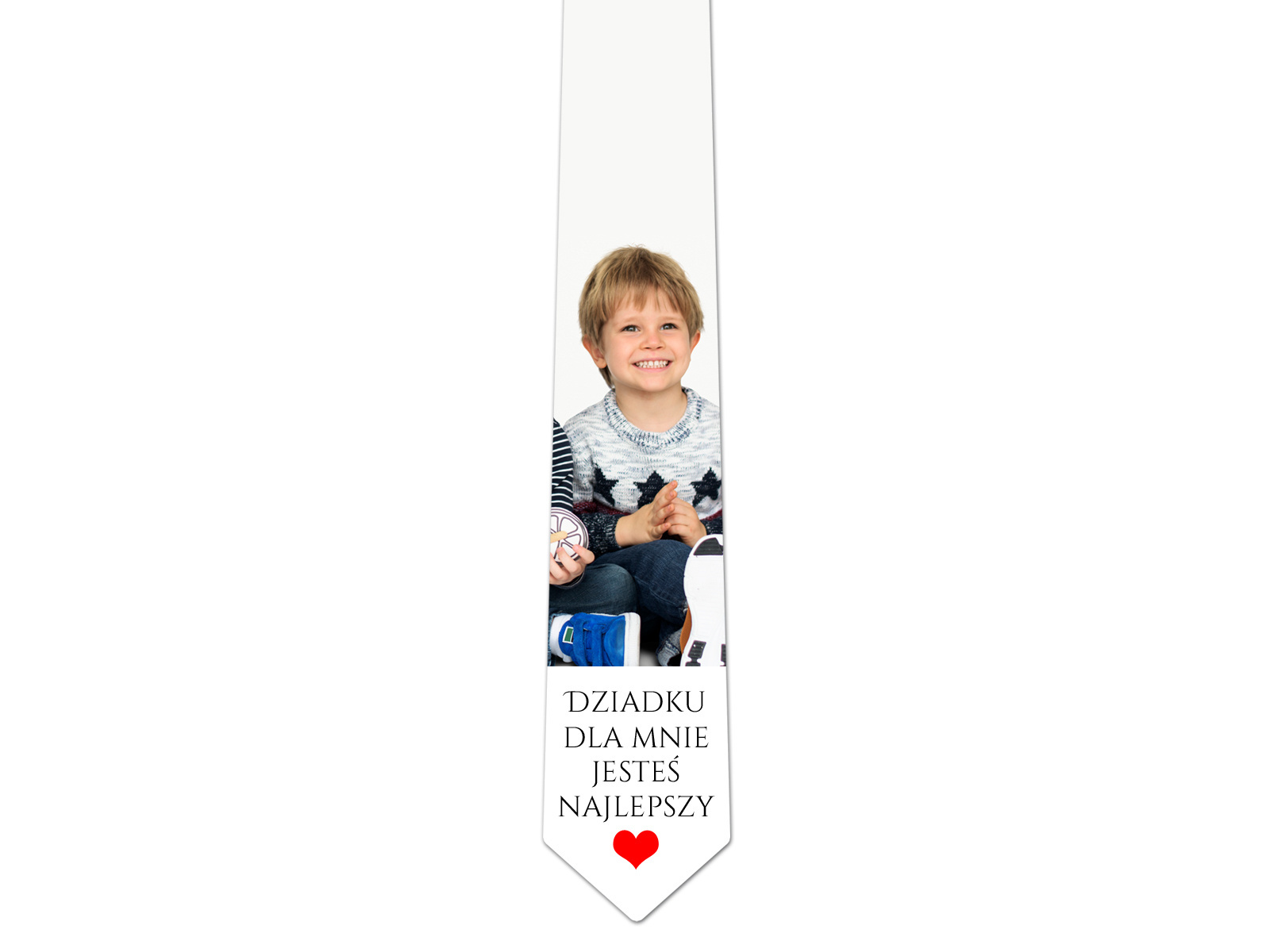 Krawat PREMIUM personalizowany na dzień dziadka