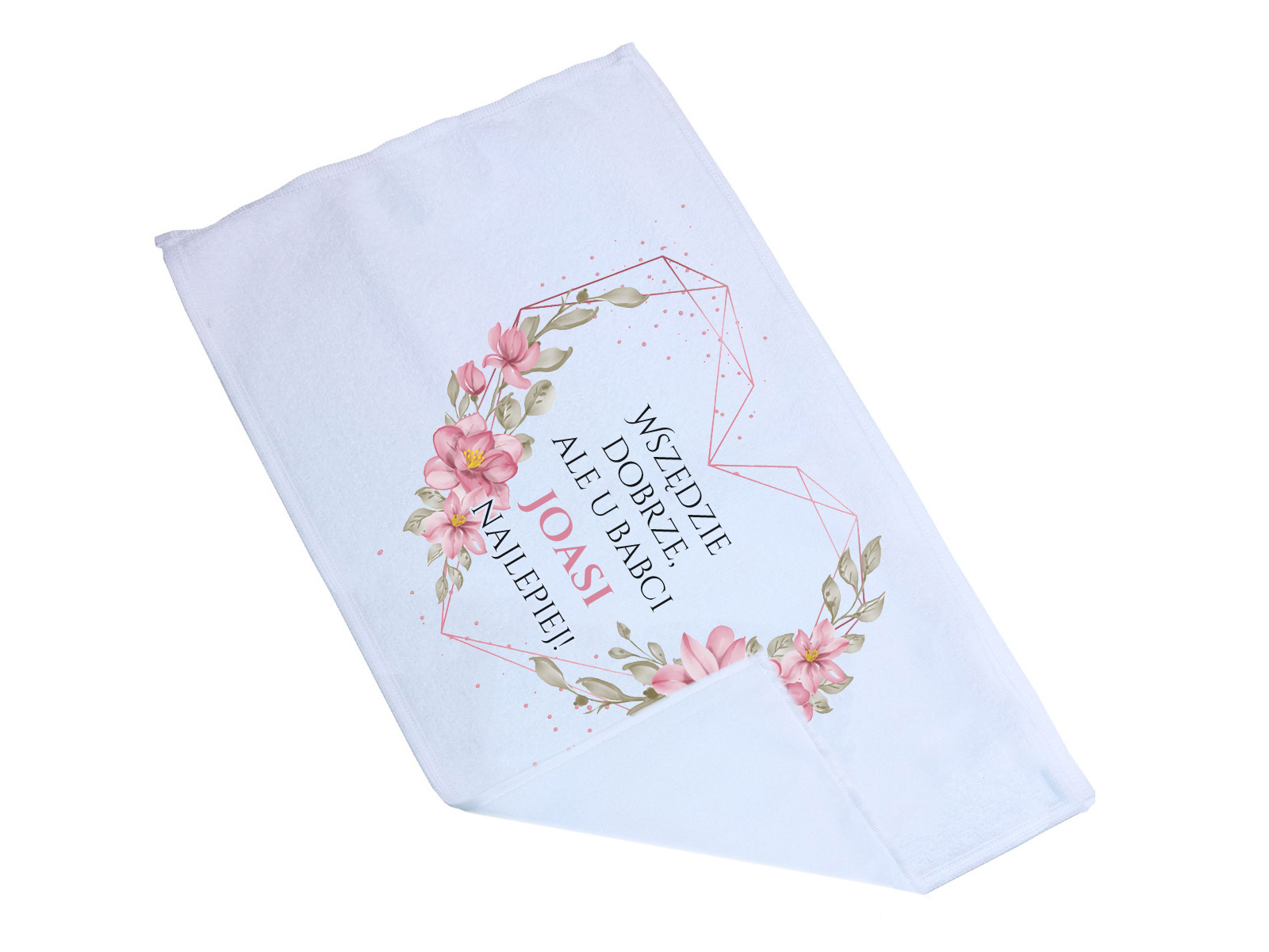 Ręcznik personalizowany na dzień babci - 30x50 cm