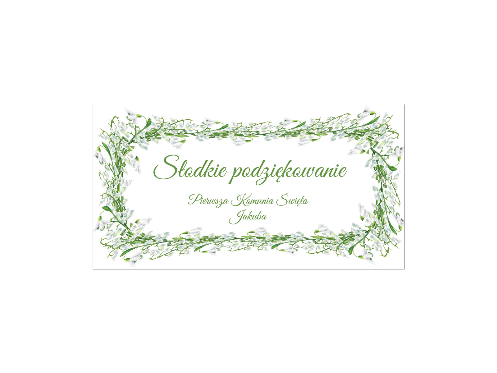 Naklejki personalizowane na pudełka na ciasto - 30 szt.