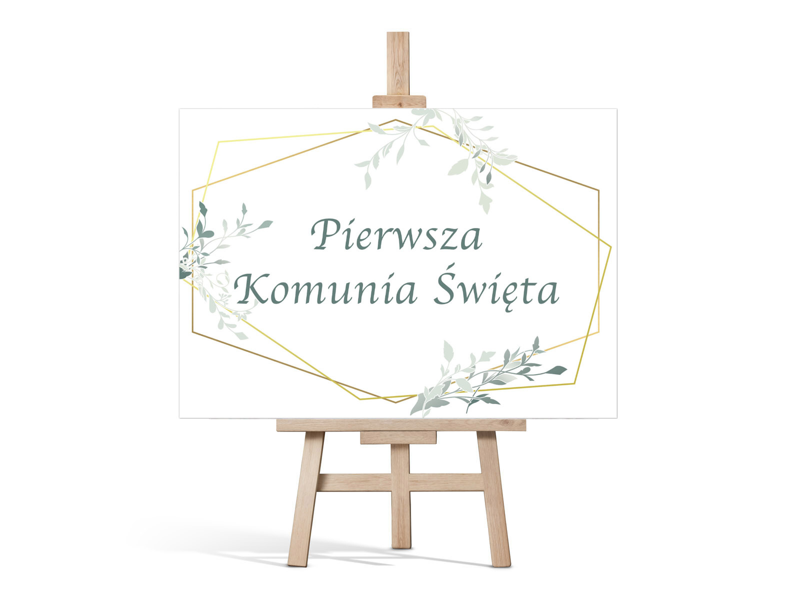 Plakat komunijny - I Komunia Święta - 68x48 cm