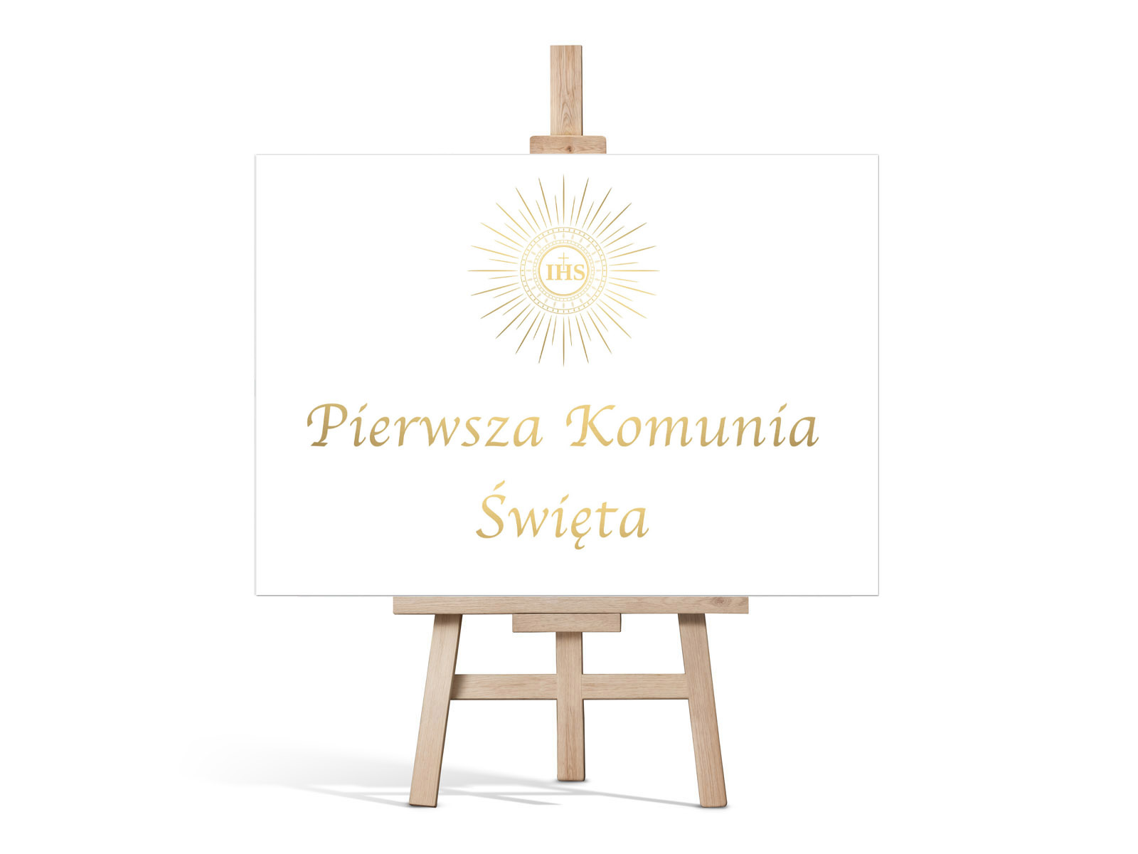 Plakat komunijny - I Komunia Święta - 68x48 cm
