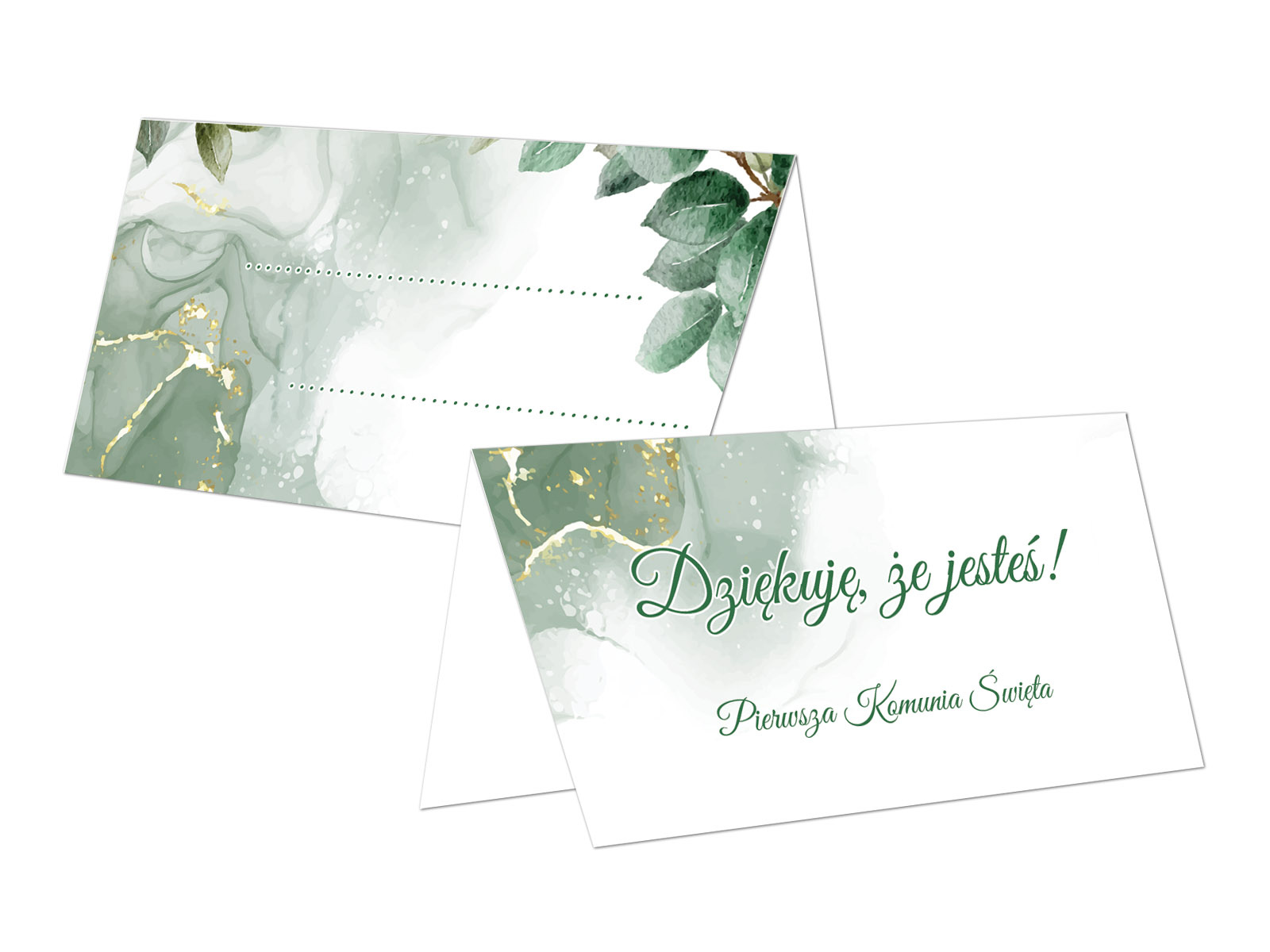 Winietki składane na I Komunię Świętą - 10 szt.