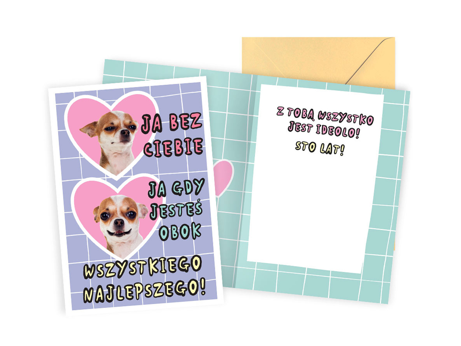 Kartka urodzinowa z Chihuahua - 1 szt.