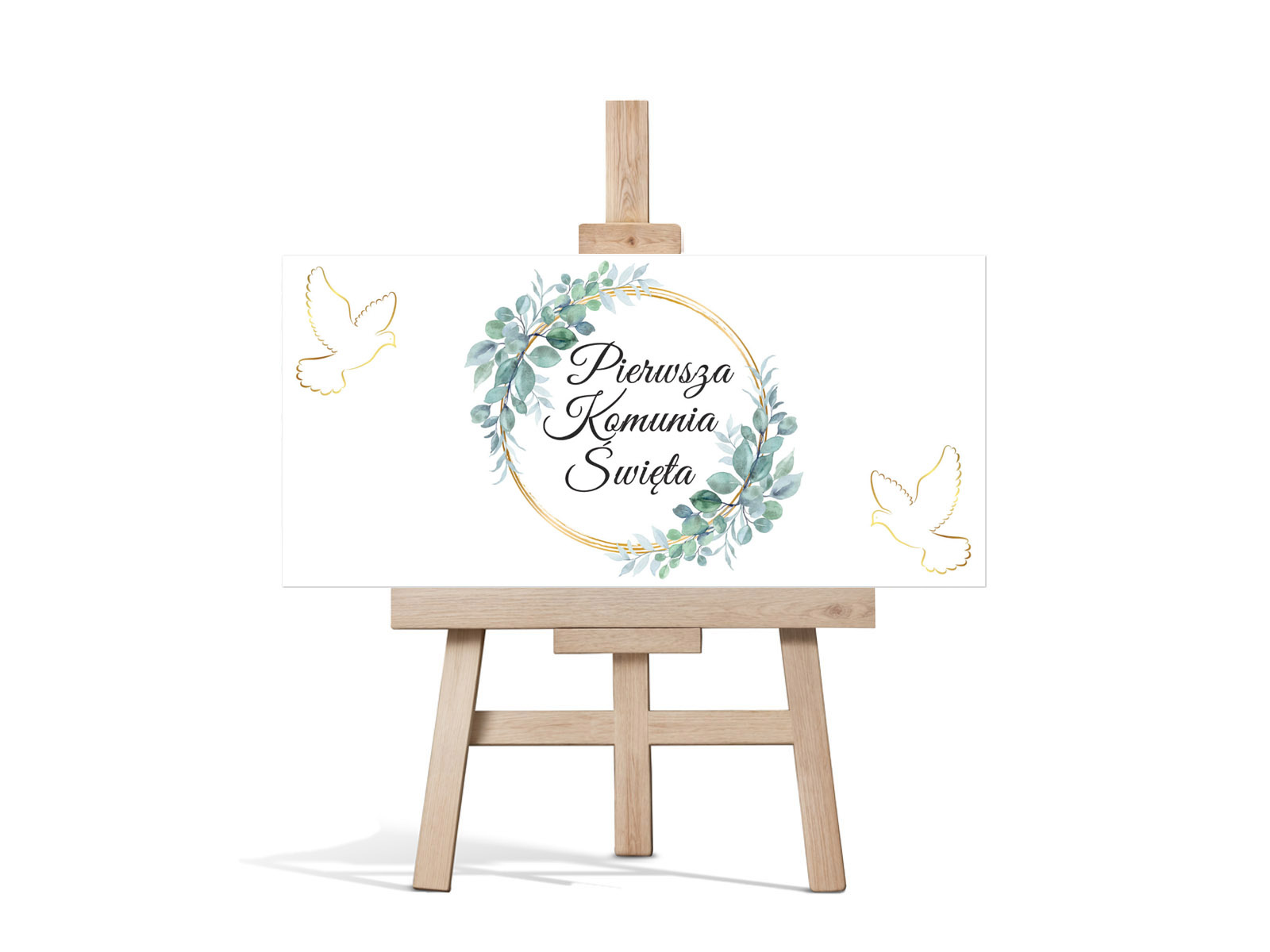 Plakat komunijny - I Komunia Święta - 70x33 cm