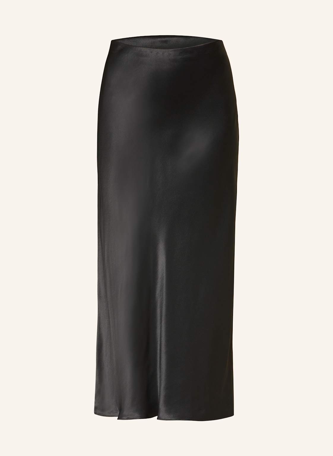 Boss Spódnica Satynowa Vesatie schwarz