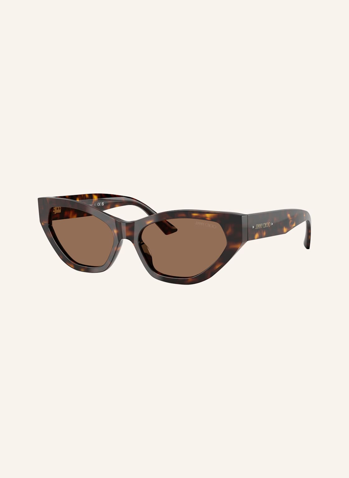 Jimmy Choo Okulary Przeciwsłoneczne jc5022b braun