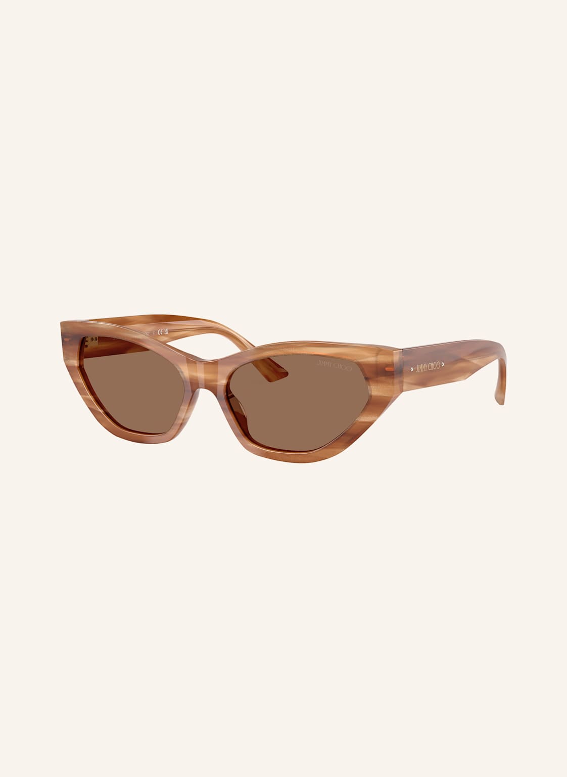 Jimmy Choo Okulary Przeciwsłoneczne jc5022b braun