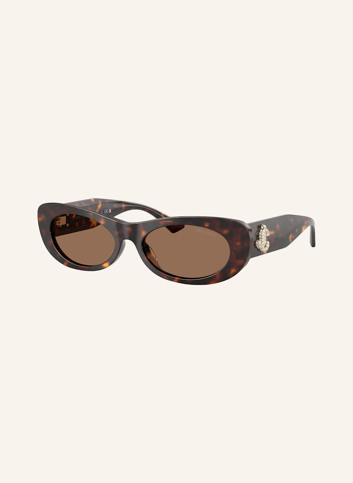 Jimmy Choo Okulary Przeciwsłoneczne jc5038bu braun