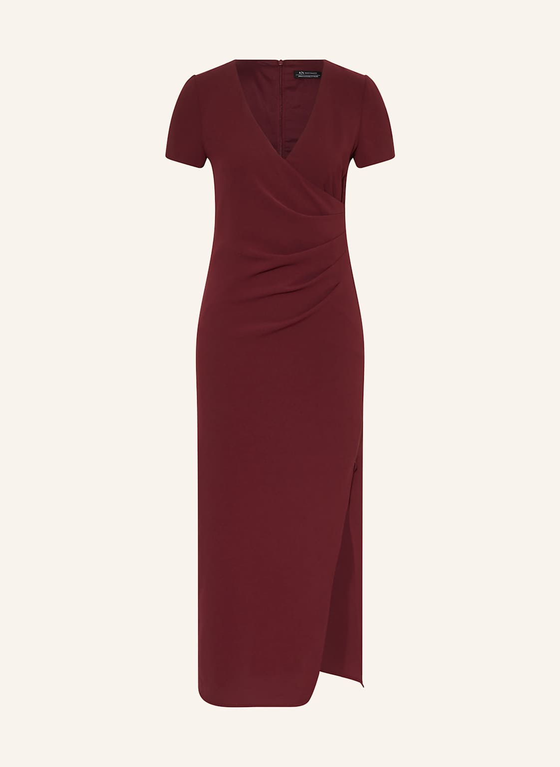 Armani Exchange Sukienka Kopertowa rot