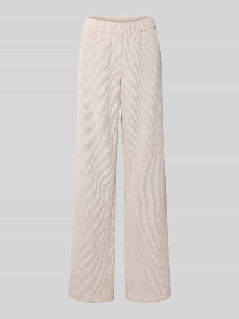 Spodnie materiałowe z wpuszczanymi kieszeniami w stylu francuskim model ‘Chiara’