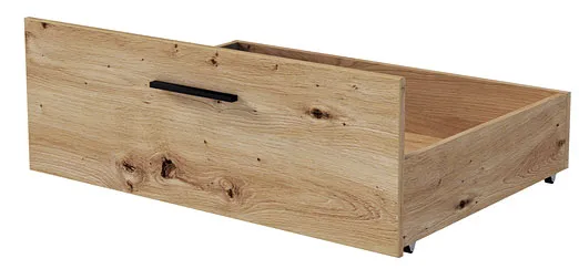 Modułowa szuflada pod łóżko dąb artisan - Mizz 6X