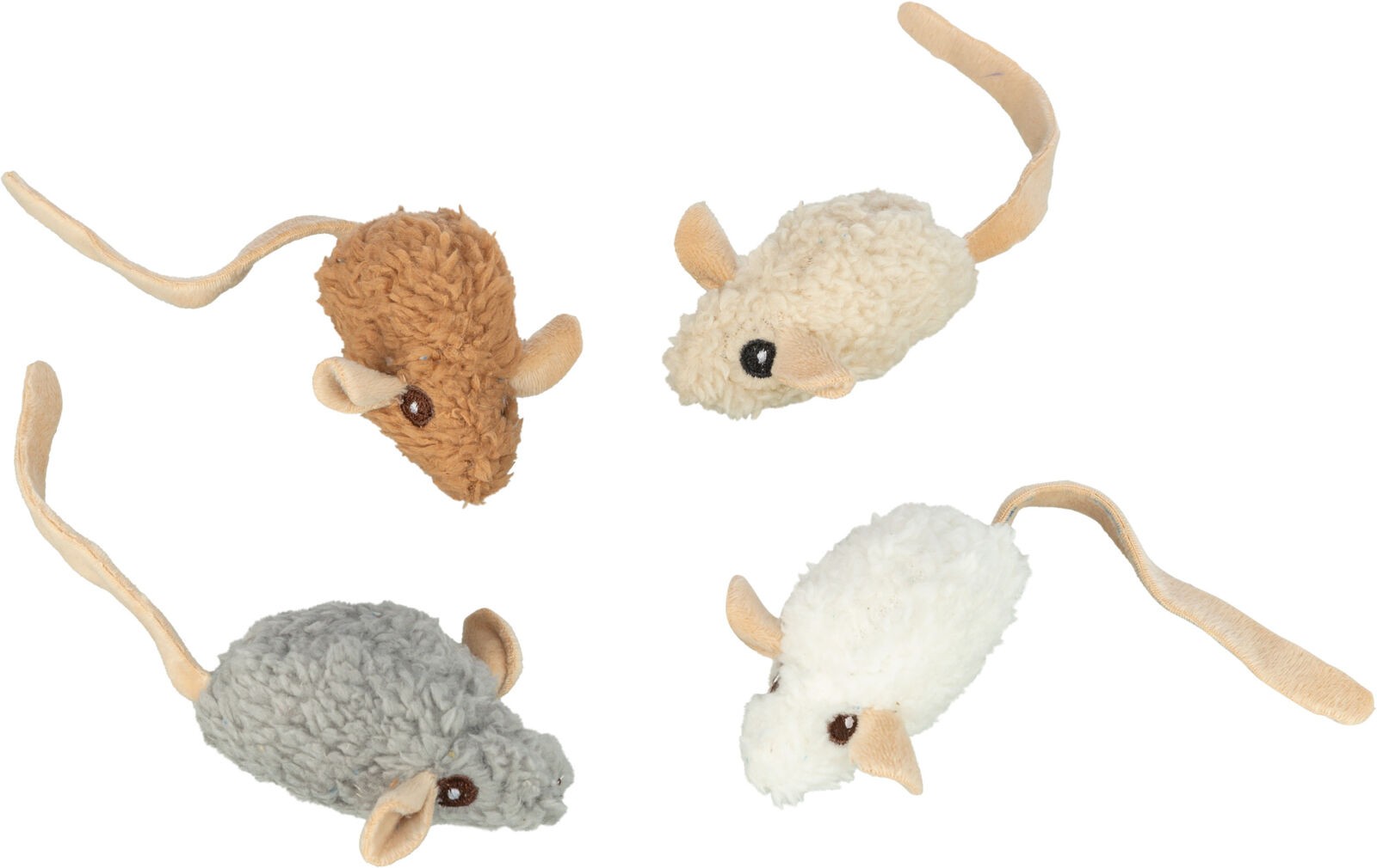 TRIXIE Mysz zabawka dla kota z kocimiętką 18 cm - mix kolorów 1szt.