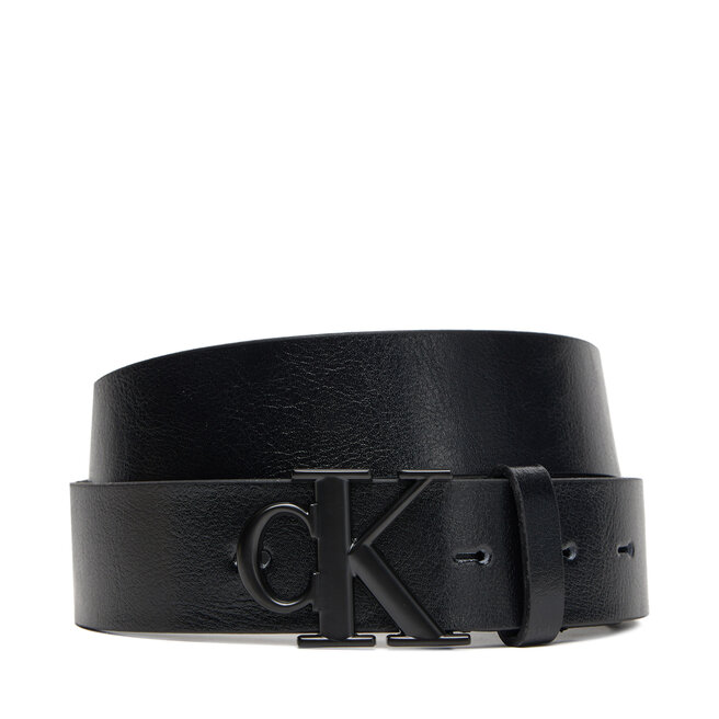 Pasek Męski Calvin Klein Ck Buckle Tumbled 35Mm LV04D7016G Czarny