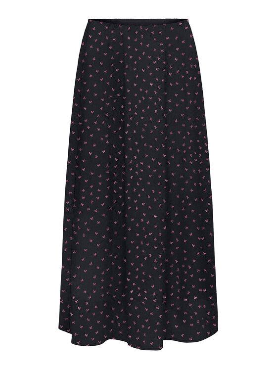 ONLY Spódnica maxi Nova 15357477 Czarny Regular Fit
