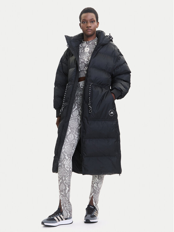 top adidas by Stella McCartney Kurtka zimowa IX3081 Czarny Loose Fit