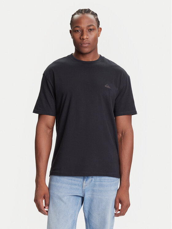 Quiksilver T-Shirt Salt Water Ss EQYZT08204 Czarny Regular Fit