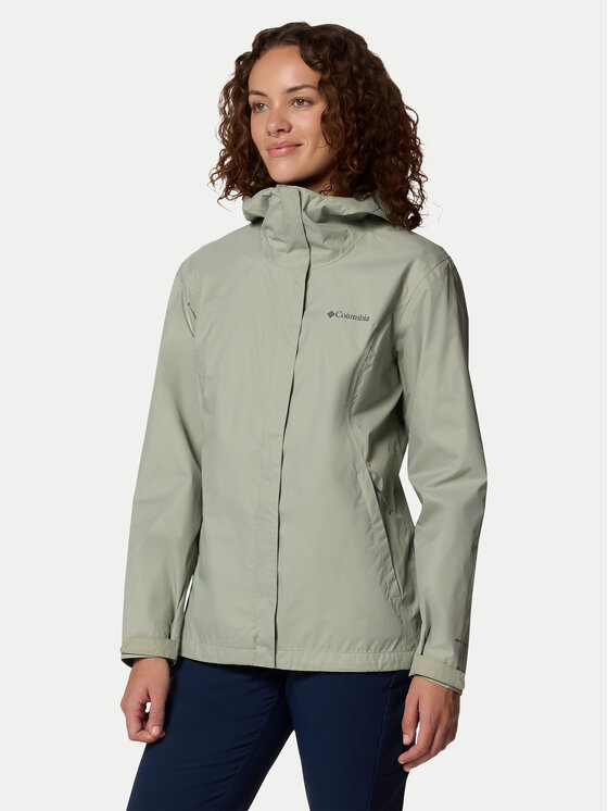 Columbia Kurtka przeciwdeszczowa Arcadia™ II 1534115 Zielony Regular Fit