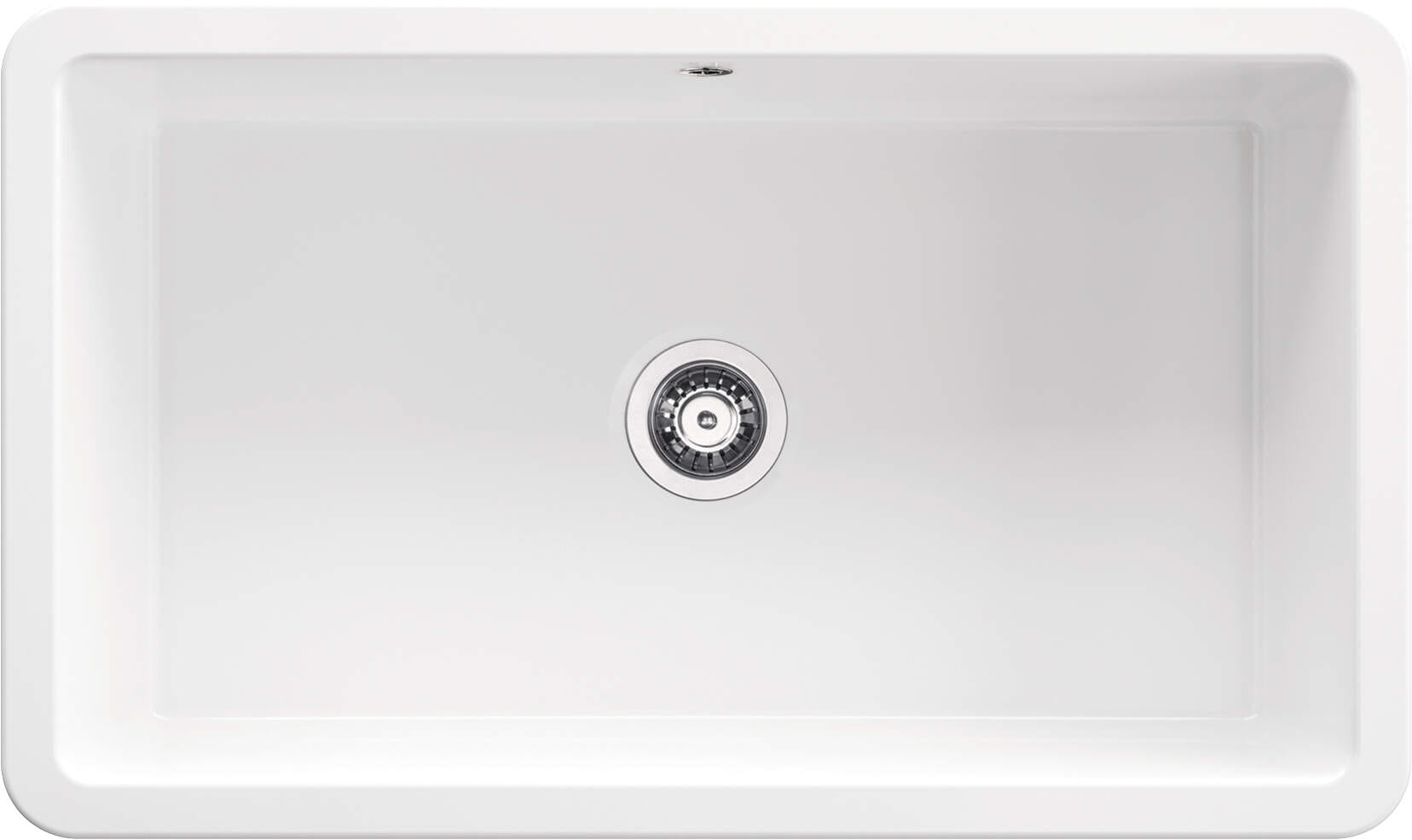 Deante Zlewozmywak ceramiczny 1-komorowy Lumi biały ZCU_610D