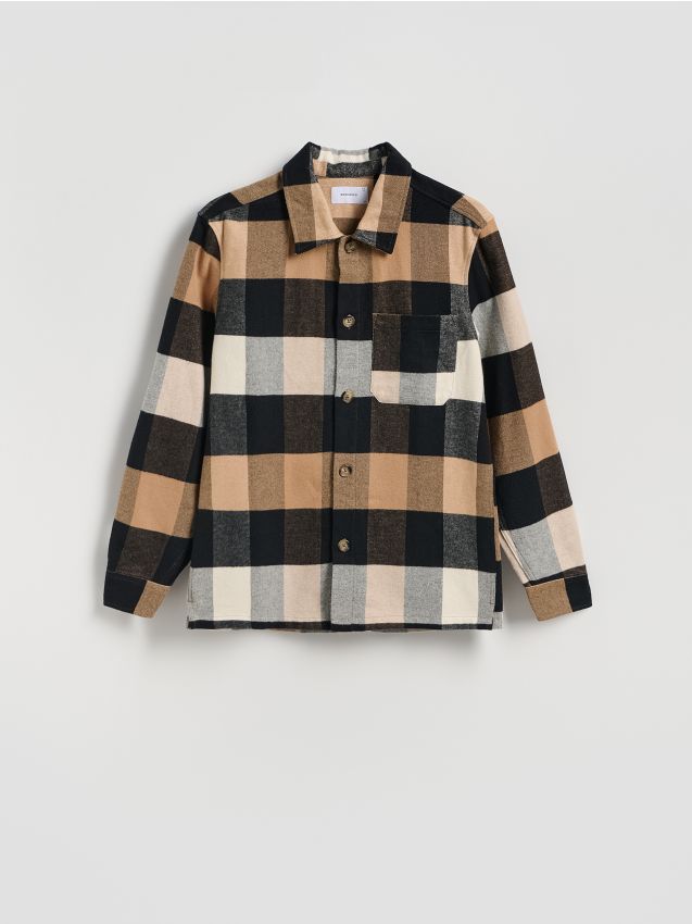 Reserved - Koszula comfort fit w kratę - Inny