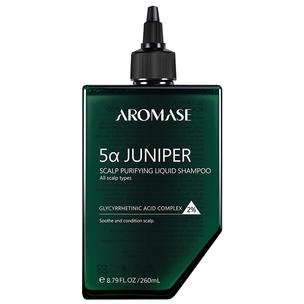 Aromase 5a Juniper Scalp Purifying, szampon oczyszczający skórę głowy, 260 ml USZKODZONE OPAKOWANIE