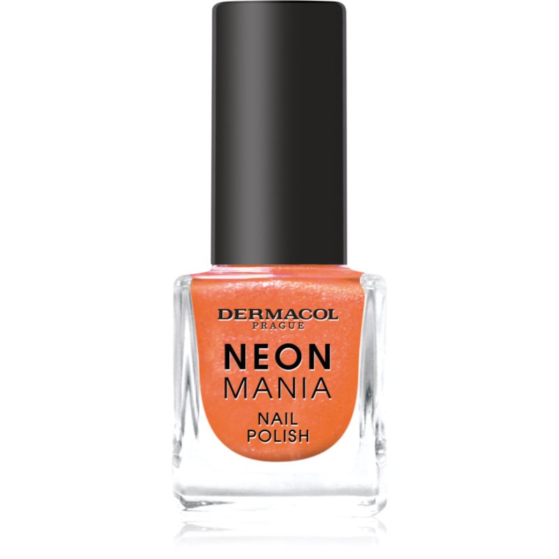 Dermacol Neon Mania lakier do paznokci odcień 2 Orange Glow 5 ml