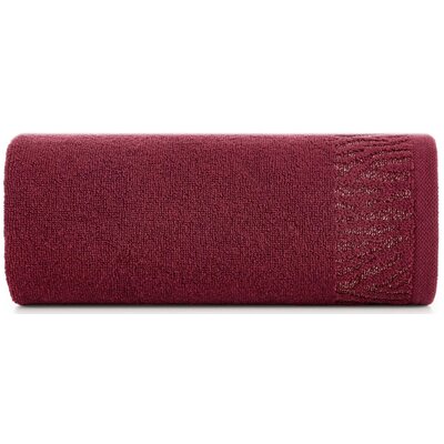 Ręcznik Margo Bordowy 70 x 140 cm
