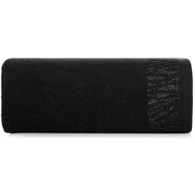 Ręcznik Margo Czarny 70 x 140 cm