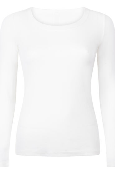 Hunkemöller Top piżamowy Bawełna Biały