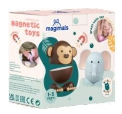 Zwierzątka magnetyczne safari - klocki