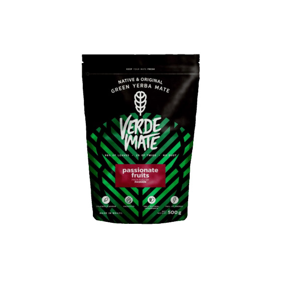 Yerba Mate Verde Mate Green Passionate Fruits, 500 g