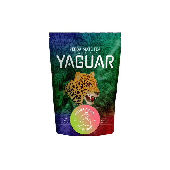 Yerba Mate Yaguar Frutas Dulces, 500 g