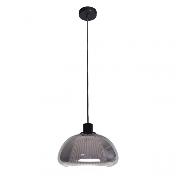 Lampa wisząca APIRO E27 - czarny/dymiony