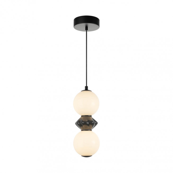 Lampa wisząca BALOS LED 10W 1250lm 3000K - czarny mat