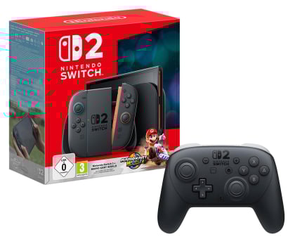Nintendo Switch 2 + Mario Kart World + Pro Controller 2
