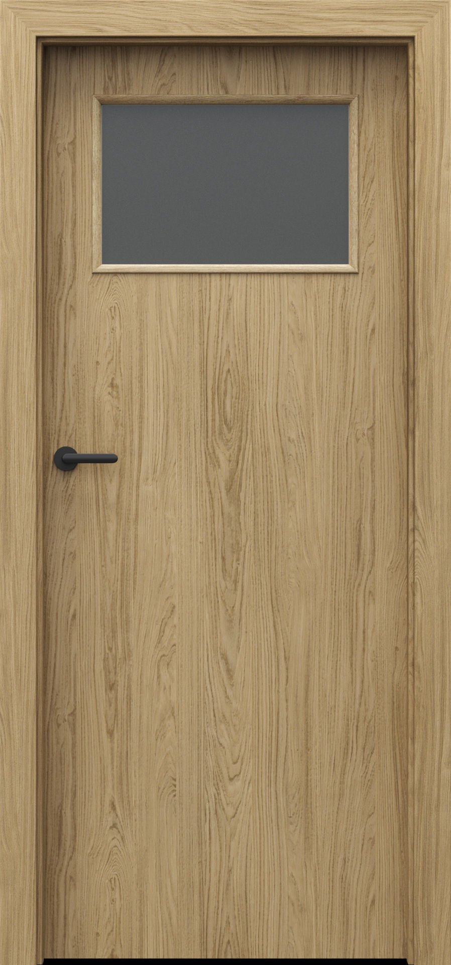 Porta Drzwi Wewnętrzne Z Szybą Resist 1.2 Okleina Dąb Casella Naturalny