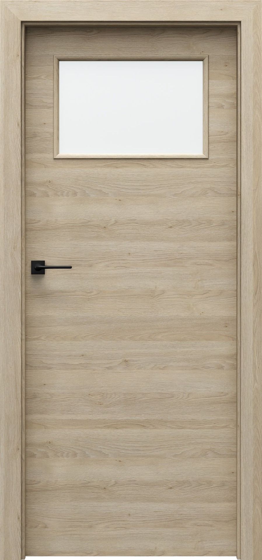Porta Drzwi Wewnętrzne Z Szybą Resist 7.2 Okleina Dąb Piaskowy