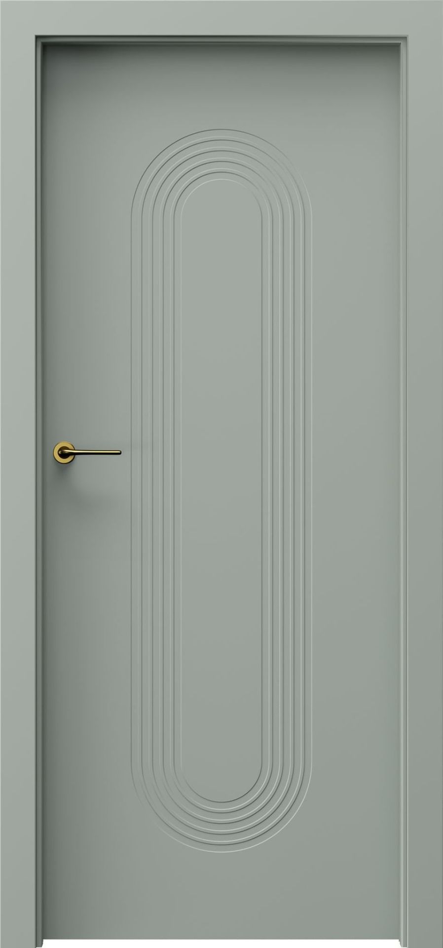 Porta Drzwi Wewnętrzne Pełne Art Deco 3 Lakier Kaszmir