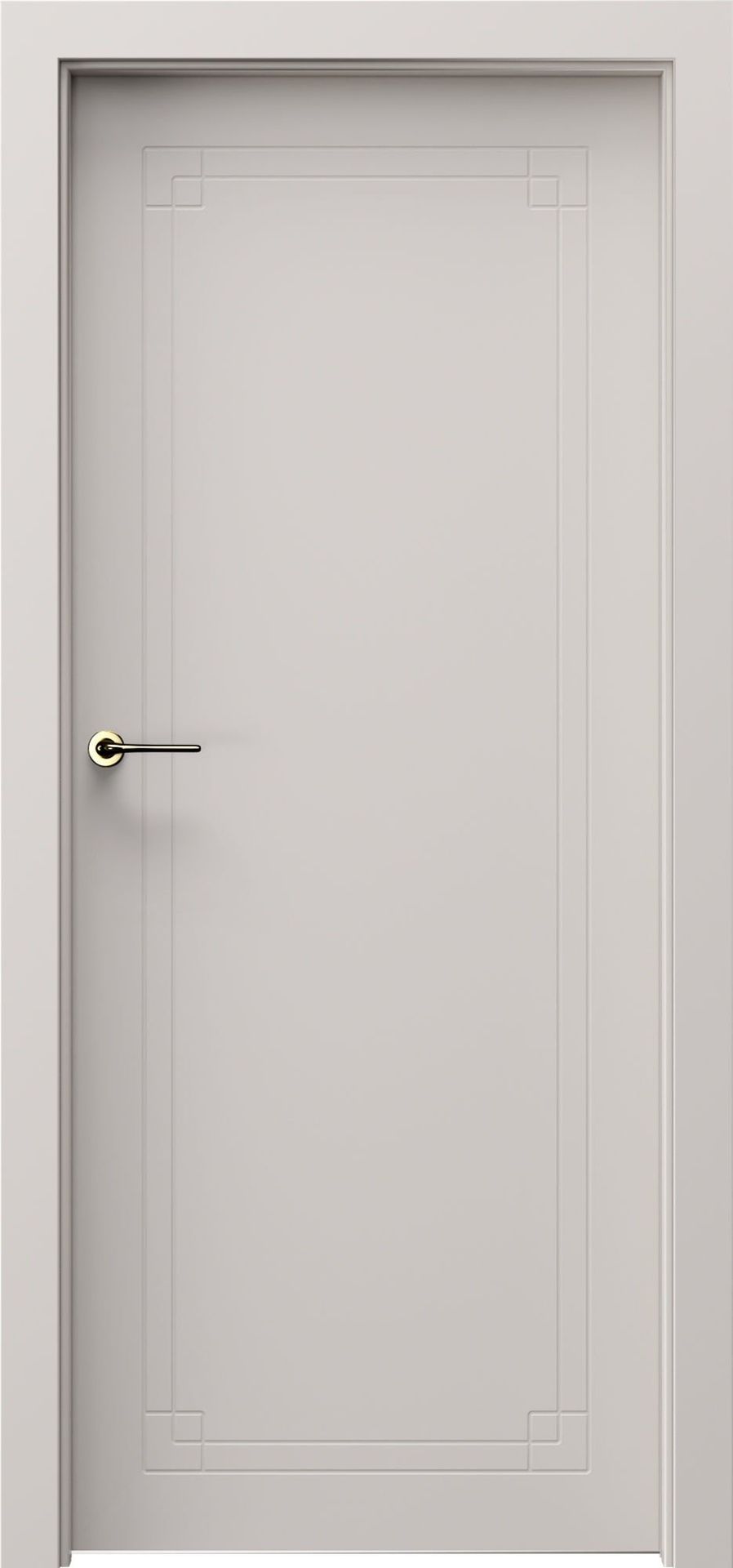 Porta Drzwi Wewnętrzne Pełne Art Deco 7 Lakier Kaszmir