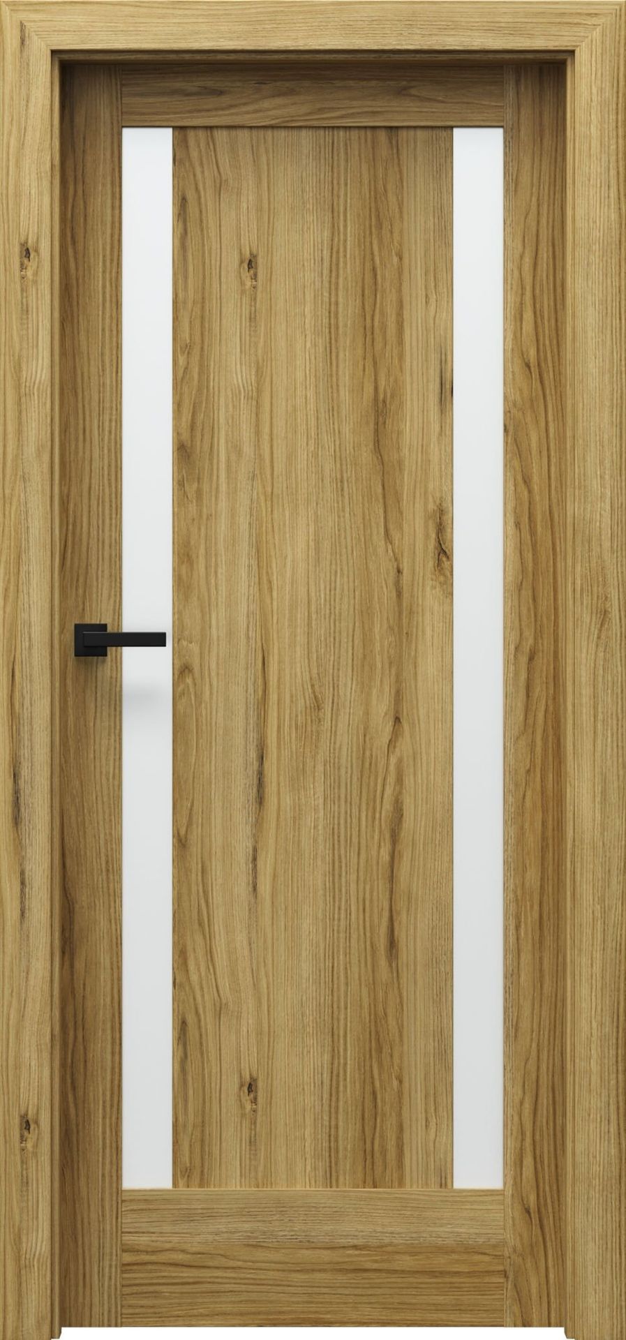 Porta Drzwi Wewnętrzne Z Szybą Verte Home M.2 Okleina Dąb Catania