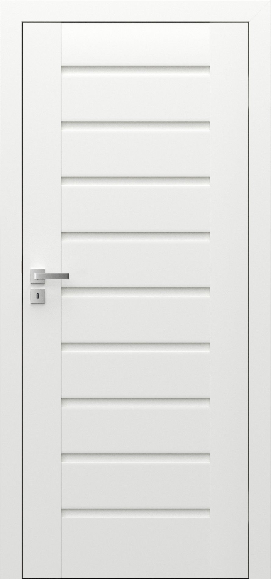 Porta Drzwi Wewnętrzne Pełne Koncept A.0 Okleina Biała