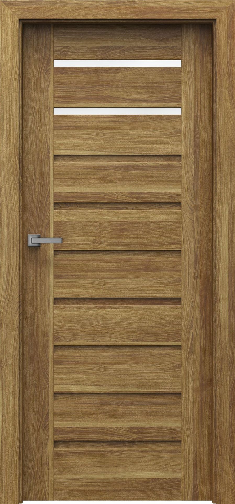 Porta Drzwi Wewnętrzne Z Szybą Koncept A.2 Okleina Akacja Miodowa